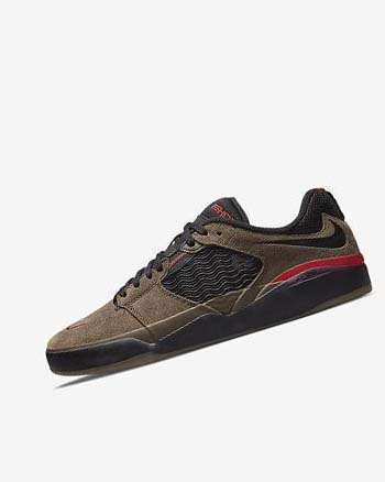 Nike SB Ishod Wair Verde Oliva Claro Verde Oliva Claro Rojos Negros | MX 2809